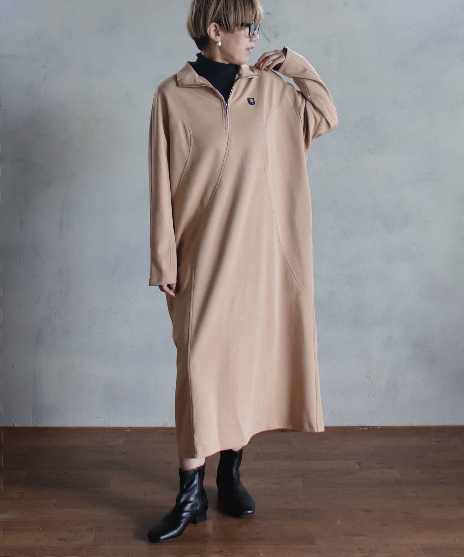 週末限定SALE⭐️6000円オフ❣️o biani ロングコート callautia（カラウティア） ステンカラーコート コート 2wayカラー